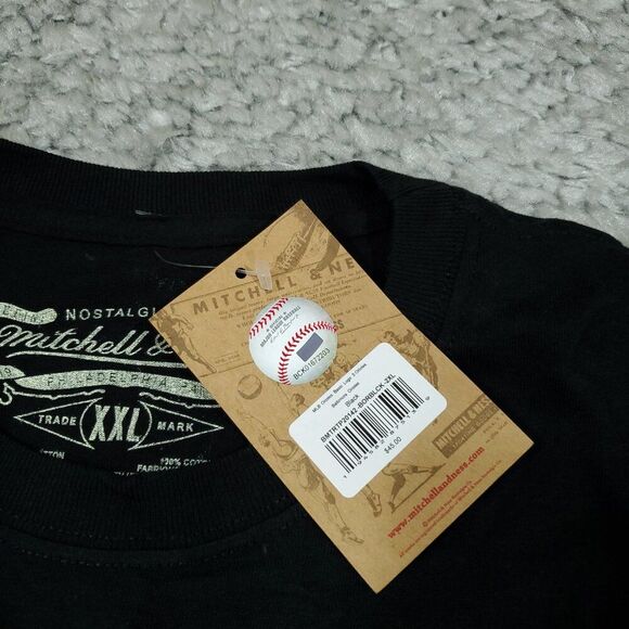 Baltimore Orioles Mitchell & Ness Cooperstown Collection Black Logo T-Shirt 2XL - Picture 5 of 8